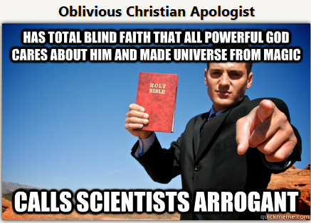 Oblivious Christian Apologist2
